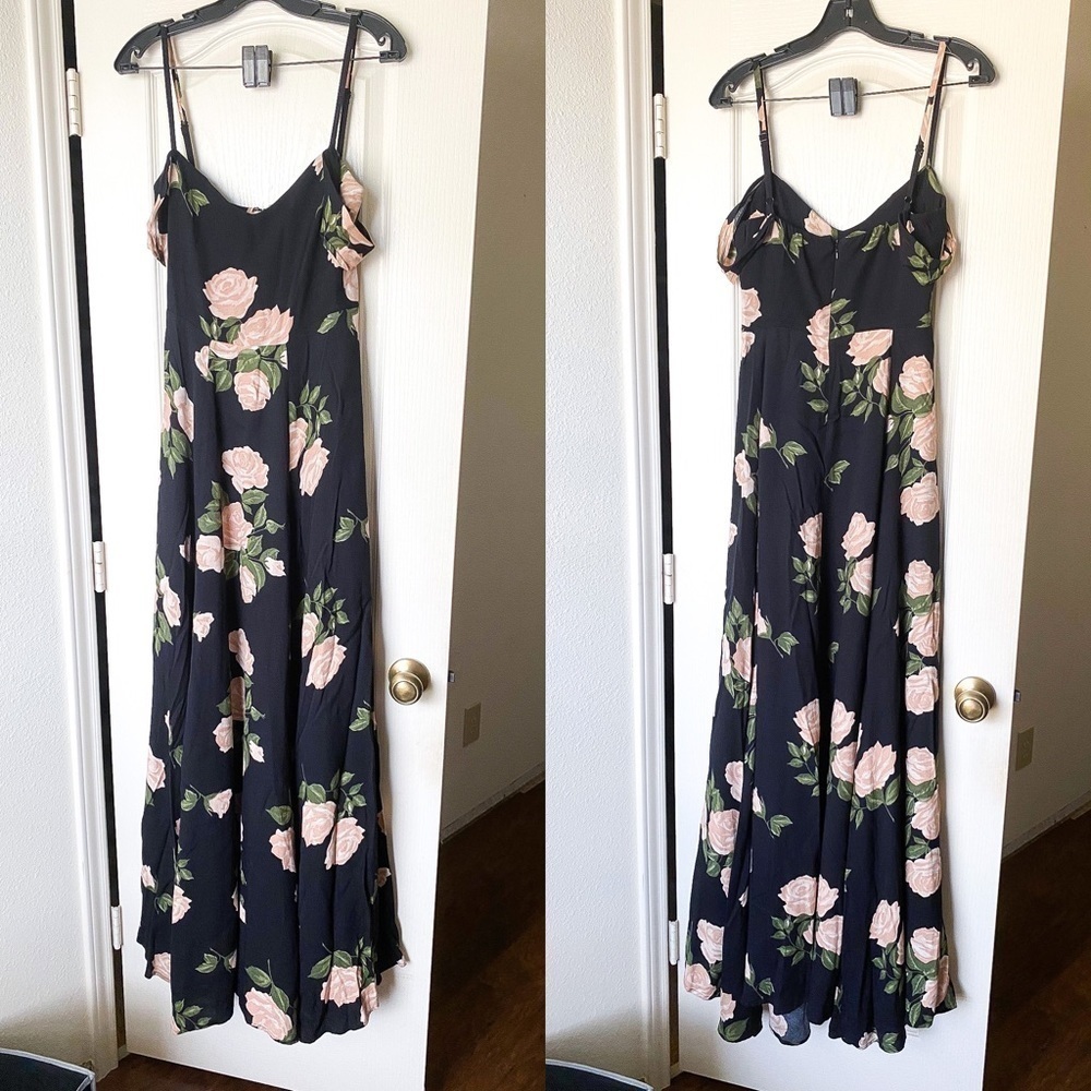 Reformation Dress‎ Poppy Floral Off-The-Shoulder Maxi Wedding Venus 4 GUC